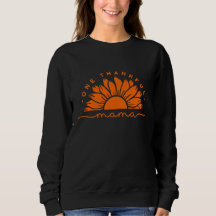 Camiseta de tipografia One Thankful Mama