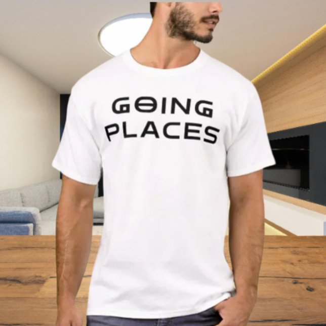 Camiseta de tipografia sarcástica "Totalmente Indo (Criador carregado)