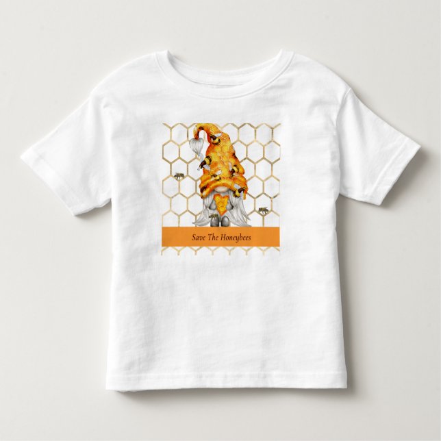Camiseta de Toddler para Menina, ou Boy Honeybee G (Frente)