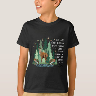 Camiseta De Todos Os Caminhos Que Você Toma Na Vida Certifi