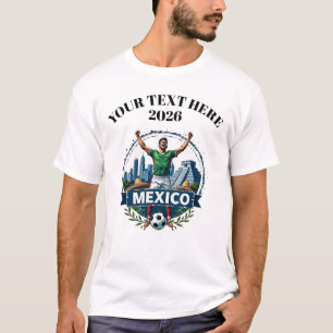 Camiseta de Torcedor Personalizável da Seleção Mex
