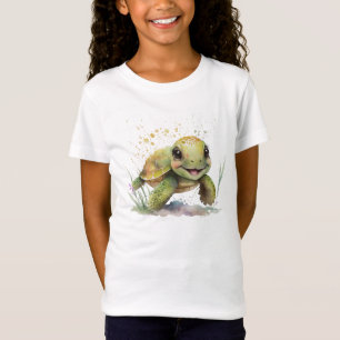 Camiseta de Tortoise Fine Jersey, um belo e animad