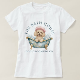 Camiseta de Tosador de Cachorro Poodle Miniatura