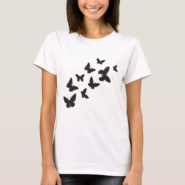 Camiseta de transformação flauttering (Frente)