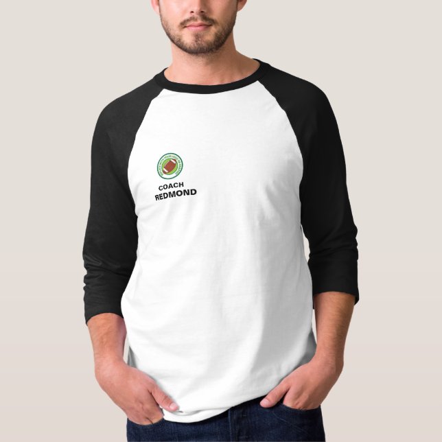 Camiseta de Treinador com Seu Logotipo (Frente)