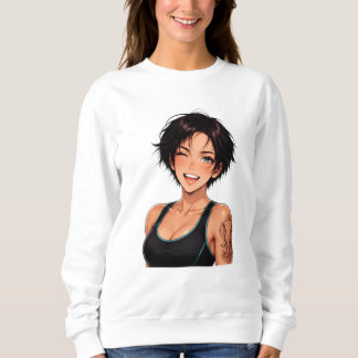 Camiseta de Treino de Academia de Manga Feminina