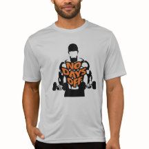 Camiseta de Treino de Academia Sem Dias de Folga F