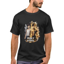 Camiseta de Treino de Anime "Construído, Não Nasci