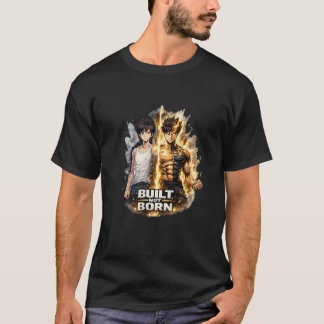 Camiseta de Treino de Anime "Construído, Não Nasci