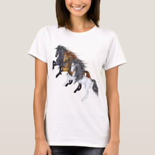 Camiseta de Três Estalhões Selvagens