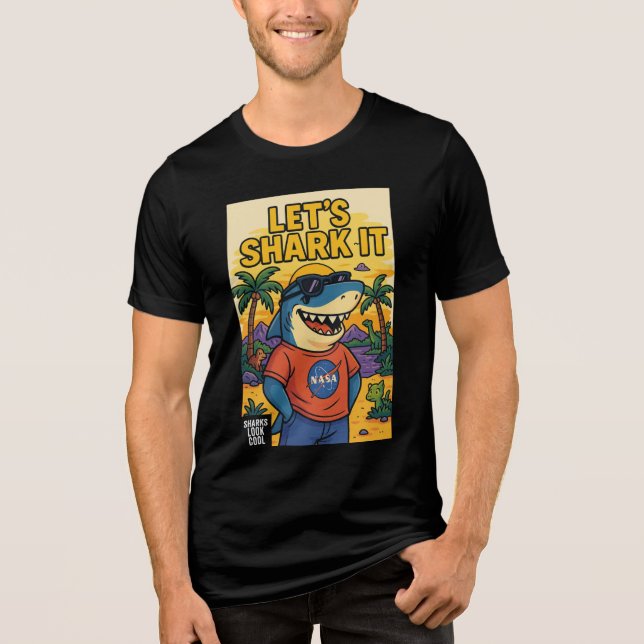 camiseta de tubarão (Frente)