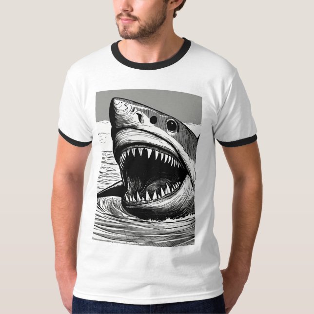 Camiseta de Tubarão (Frente)