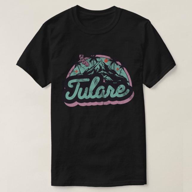 Camiseta de Tulare, Califórnia (Frente do Design)