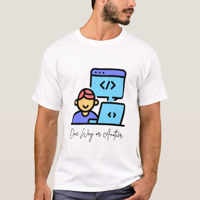 Camiseta De um jeito ou de outro - Programação (Frente)