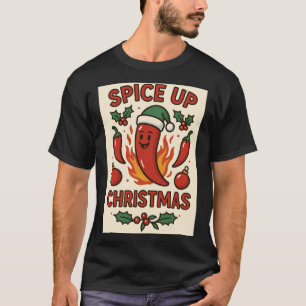Camiseta Dê um Temperamento ao Natal – Alegria de Pimenta n