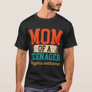 Camiseta De Uma Adolescente Oração De Boas-Vindas A Mulhere