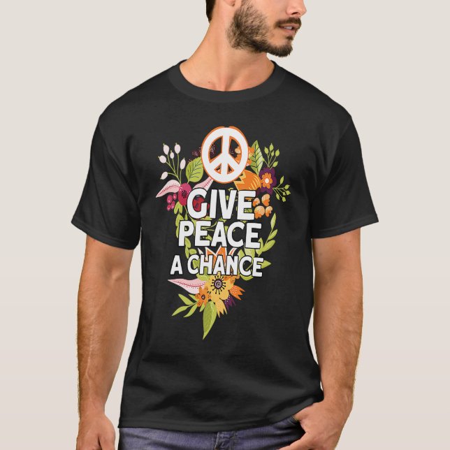 Camiseta Dê uma chance à paz (Frente)