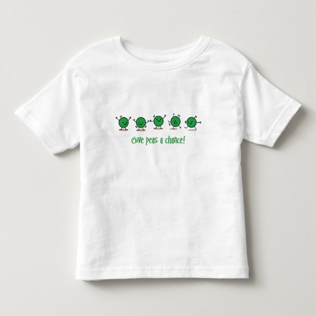 Camiseta Dê uma chance às ervilhas (Frente)