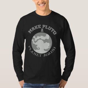 Camiseta Dê uma chance faça Plutão um planeta novamente div