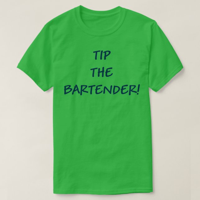 CAMISETA DÊ UMA DICA NO BARTENDER (Frente do Design)