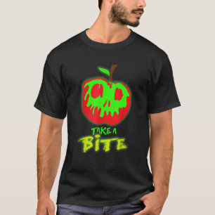 Camiseta Dê uma mordida na maçã envenenada do Halloween