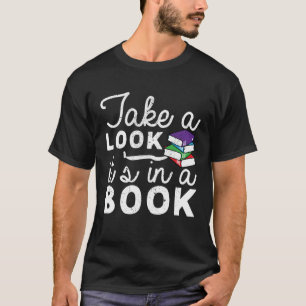Camiseta Dê Uma Olhada Em Um Bookworm De Leitura 2