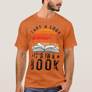 Camiseta Dê uma olhada em um Livro 10