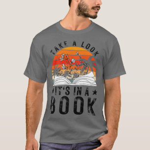 Camiseta Dê uma olhada em um Livro 14
