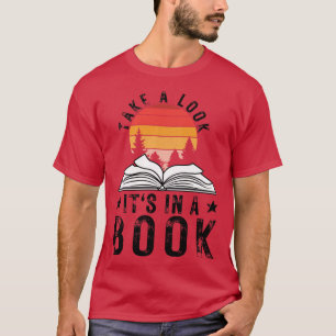 Camiseta Dê uma olhada no Livro 6