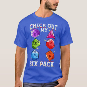 Camiseta Dê Uma Olhada Nos Meus Dice De Jogos Engraçados