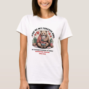 Camiseta de Urso Casal Você É Meu Abraço Eterno Va