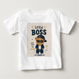 Camiseta de Urso de Pelúcia Fofo para Bebês e Cria