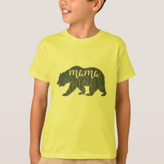 Camiseta de urso mamã