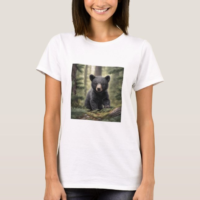 Camiseta de Urso Negra (Frente)