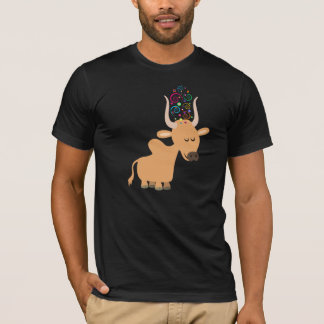 Camiseta de Vaca Brahman Feliz e Fofa
