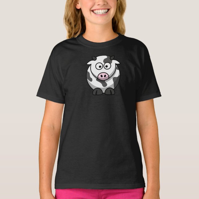 Camiseta de Vaca de Cartoon (Frente)