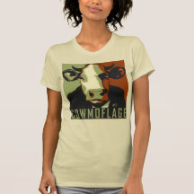 Camiseta de Vaca inspirada por Pop de arte de cort