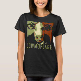 Camiseta de Vaca inspirada por Pop de arte de cort
