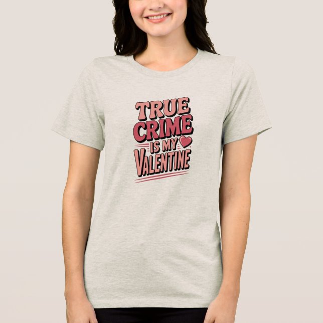 Camiseta de Valentim de Crime Real Mistério de Amo (Frente)