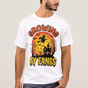 Camiseta de Vampiro de Halloween Vintage Crescendo