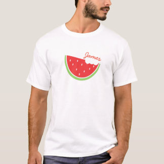 Camiseta de Verão de Melancia Personalizada
