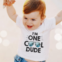 Camiseta de Verão Óculos de Sol Um Cara Legal Aniv