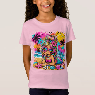 camiseta de verão para crianças
