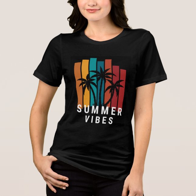 Camiseta de Verão para mulheres (Frente)