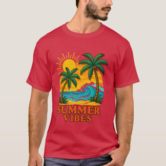 Camiseta De Verão Para Sol, Vento E Praia