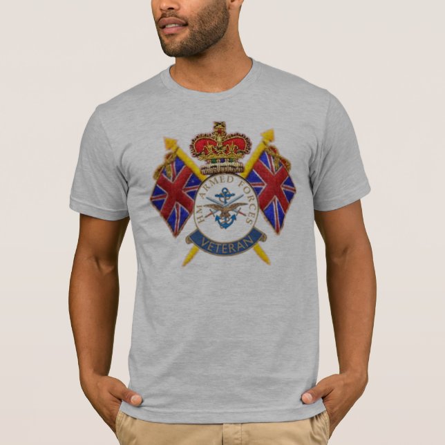 Camiseta de Veterano por Bella Canvas (Frente)