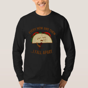 Camiseta De Vez Em Quando Eu Caio Taco Engraçado Taco