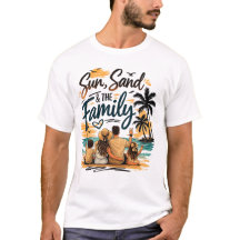 Camiseta de Viagem de Férias em Família na Praia 2