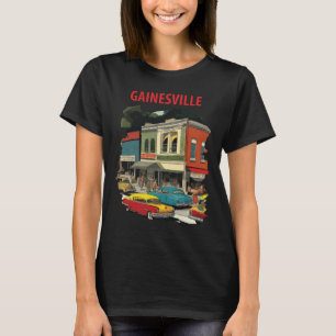 Camiseta de Viagem do Carro de Rua Histórico de Ga
