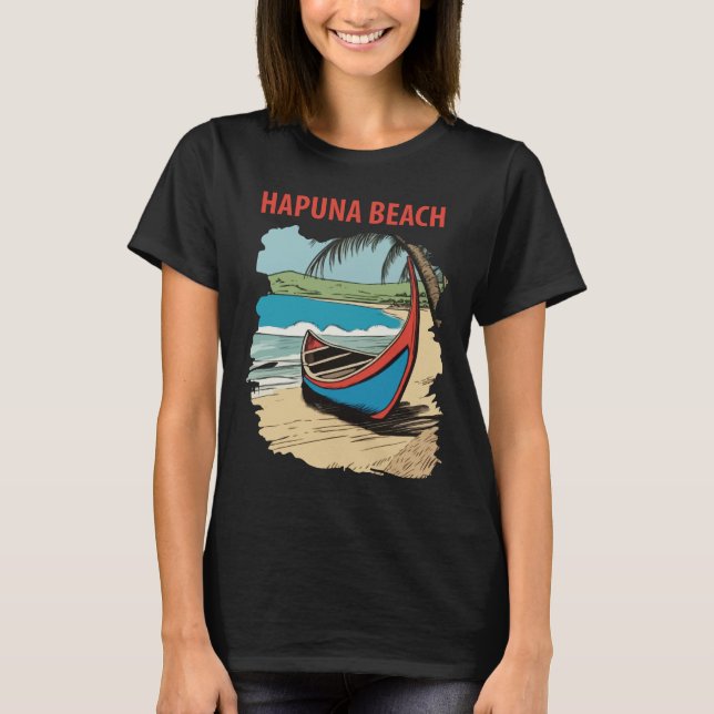 Camiseta de Viagem Hapuna Beach Hawaii Outrigger (Frente)